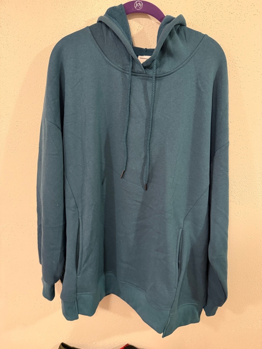 Women’s Teal Hooded Sweatshirt - Casual Pullover Hoodie